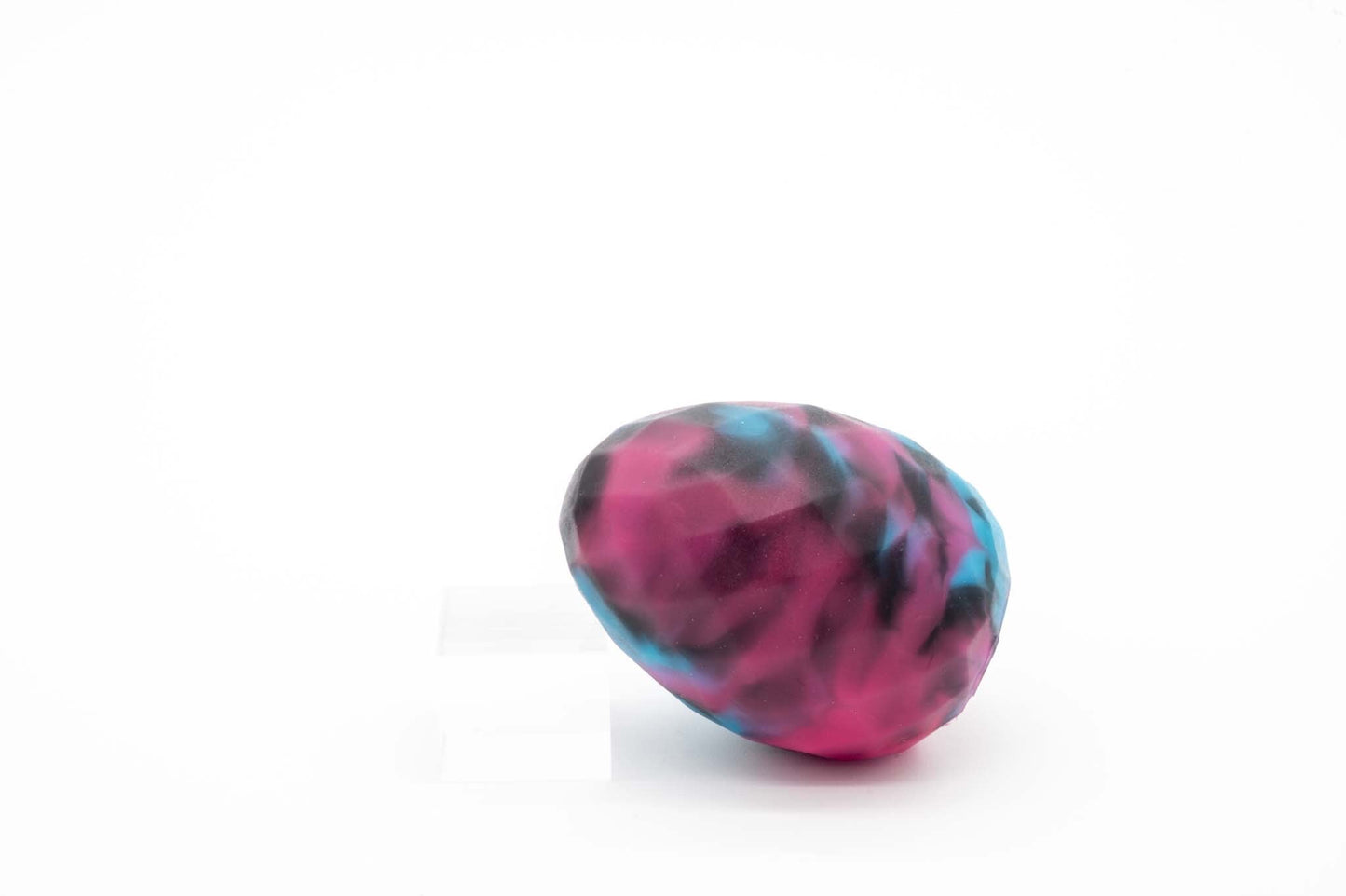 Geometric Silicone Egg - Custom SINGLE - Fantasy Sex Toy - Adult Toy - Platinum Silicone