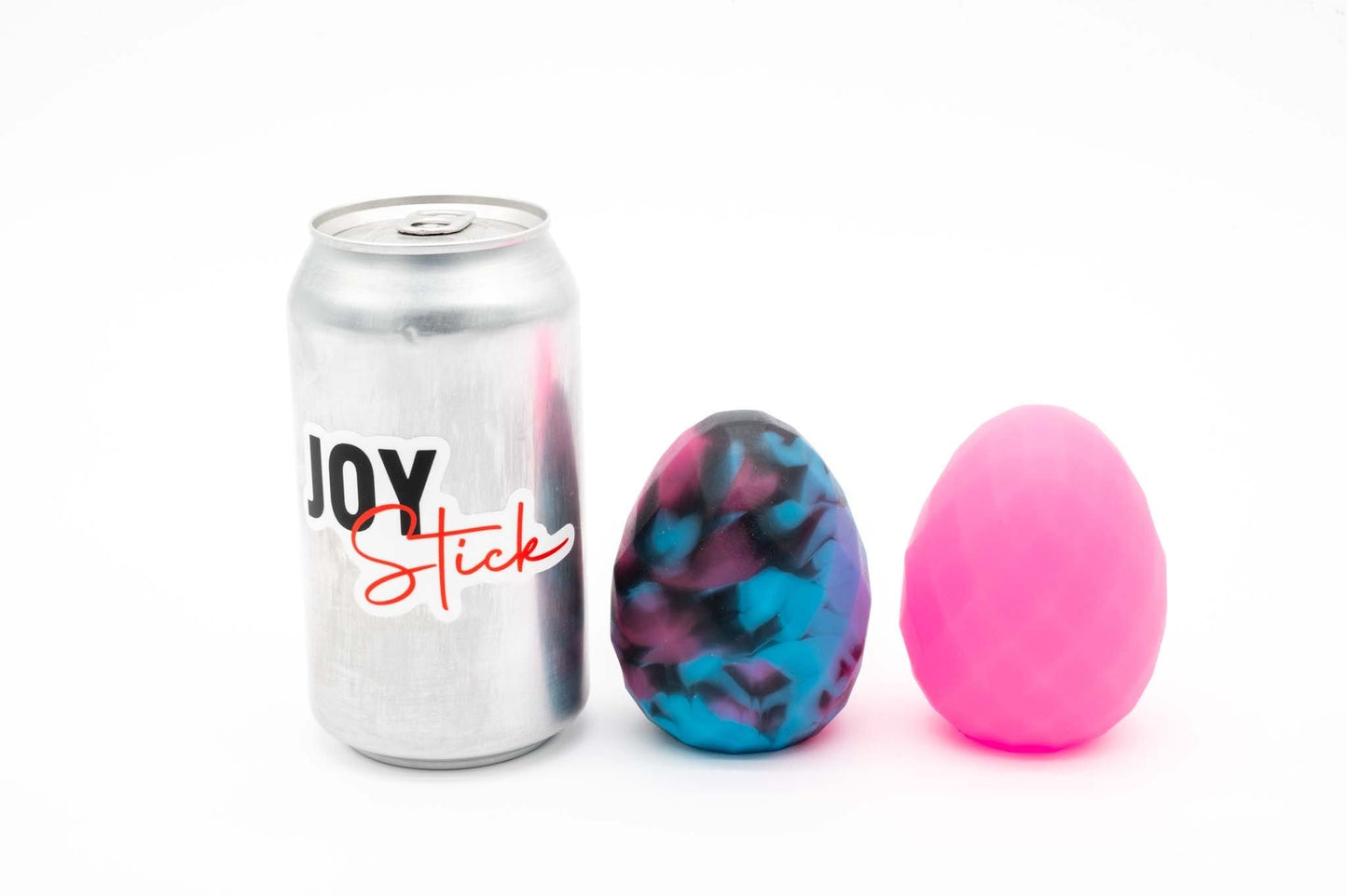 Geometric Silicone Egg - Custom SINGLE - Fantasy Sex Toy - Adult Toy - Platinum Silicone