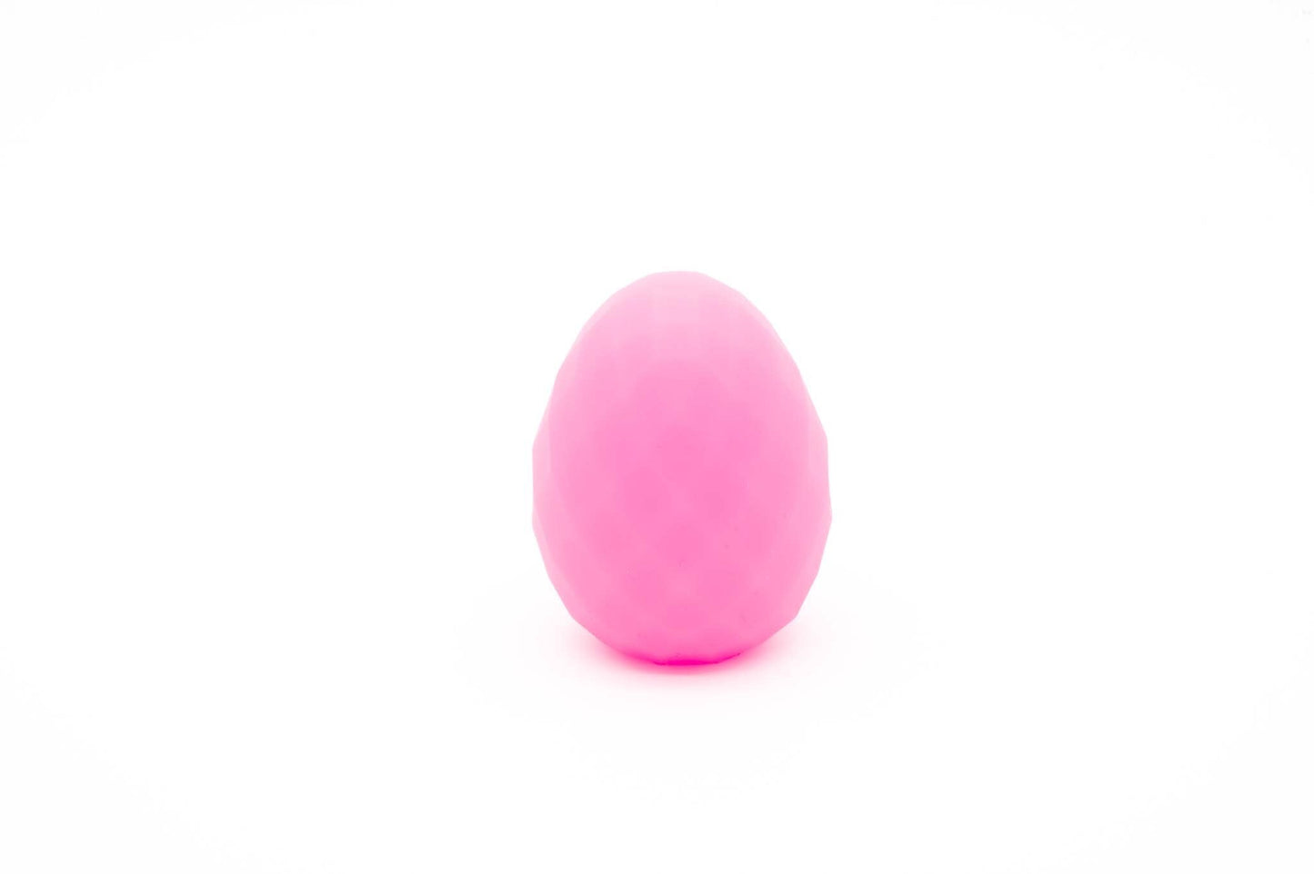 Geometric Silicone Egg - Custom SINGLE - Fantasy Sex Toy - Adult Toy - Platinum Silicone