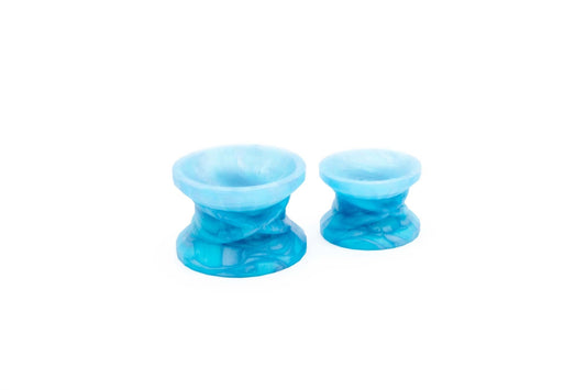 In Stock SET of 2 Double Sided Suction Cups - Small & Medium - Platinum Silicone - #647