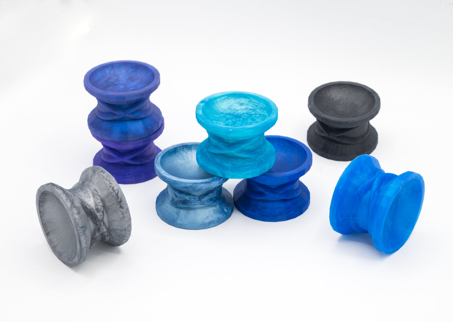 In Stock Double Sided Suction Cups - Platinum Silicone
