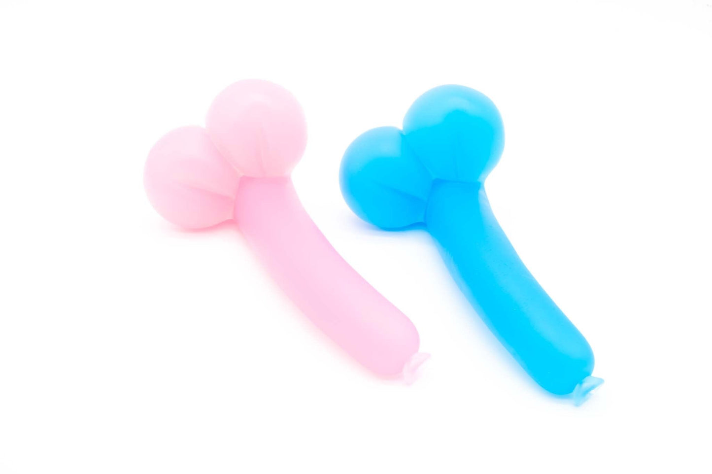 Balloon Dick - Custom Fantasy Dildo - Platinum Silicone